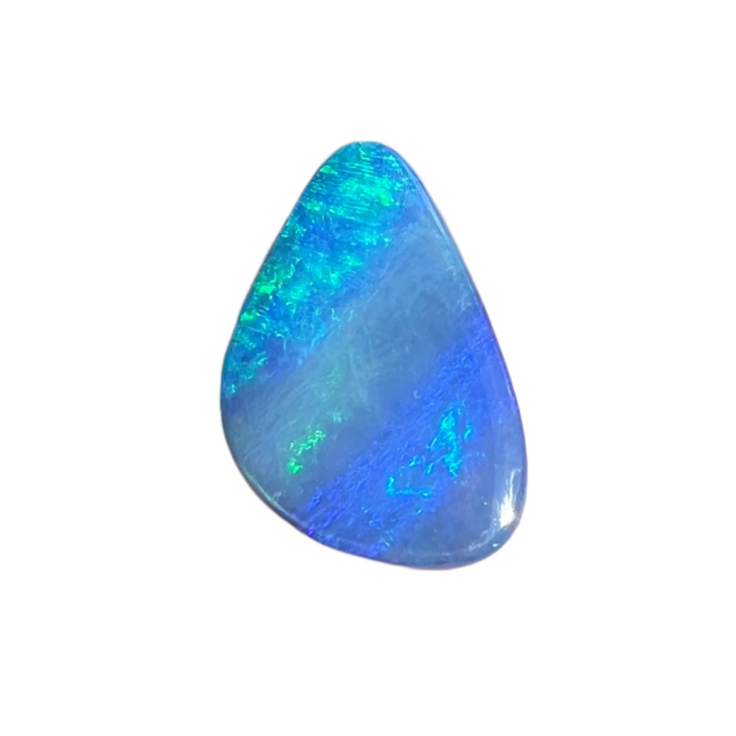 3.87 Ct green-blue boulder opal