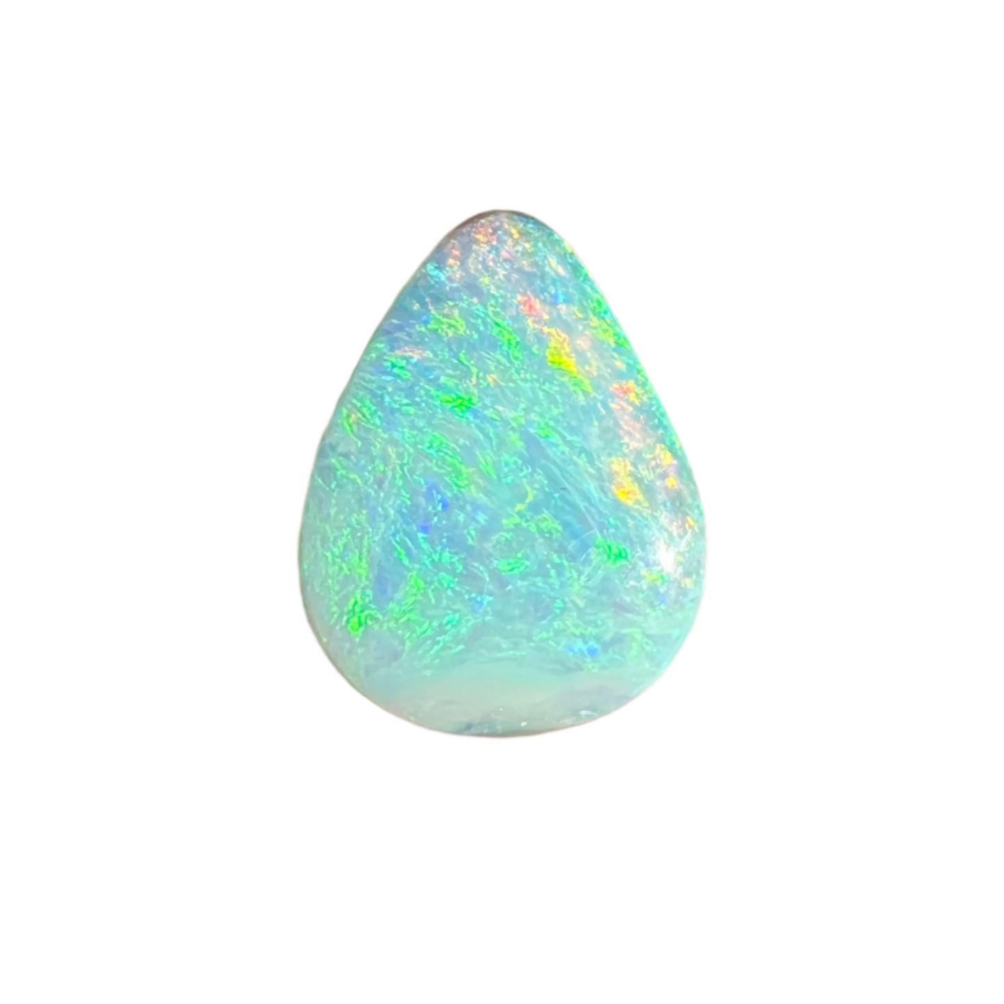 3.57 Ct light green and pink boulder opal