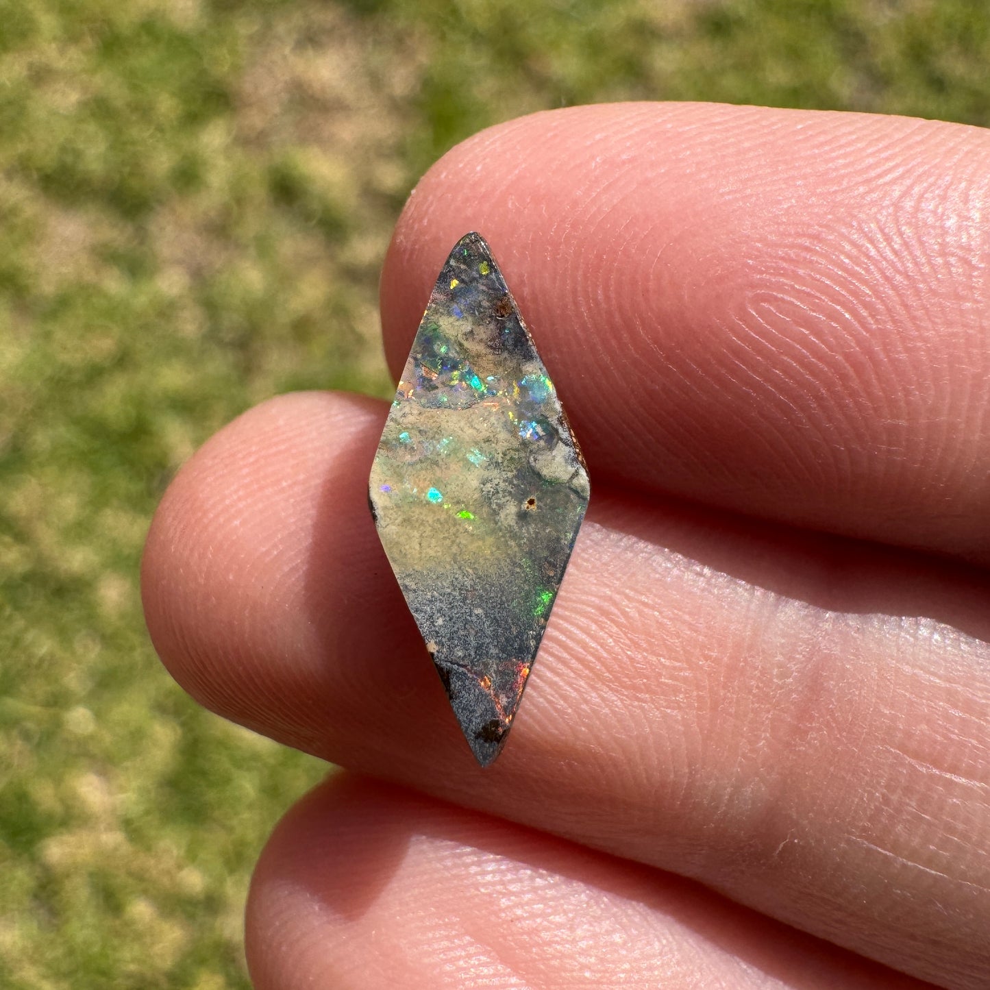 2.68 Ct diamond boulder opal
