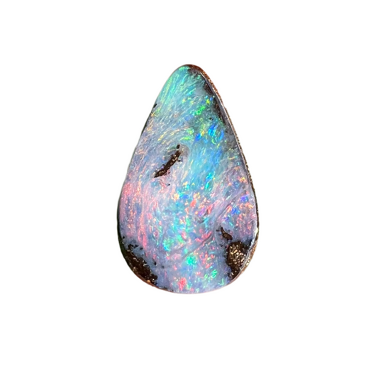 4.94 Ct teardop boulder opal