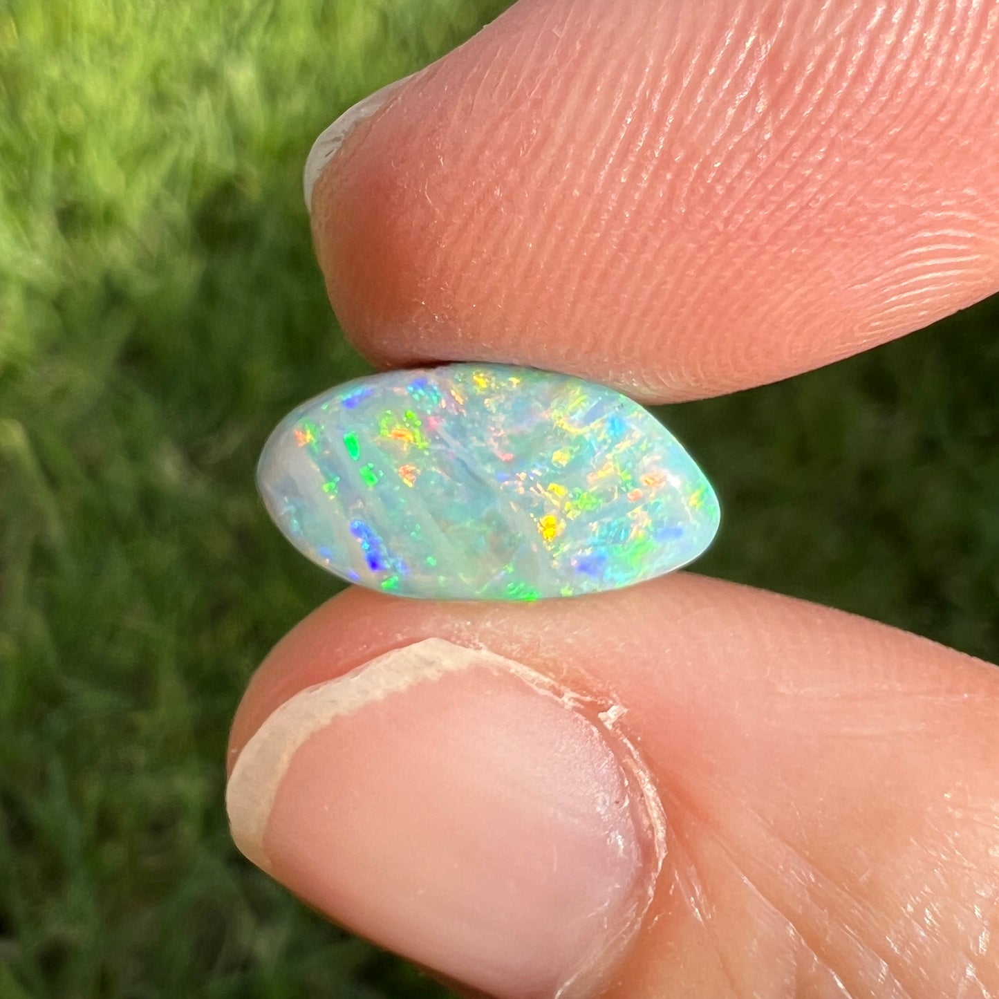 2.13 Ct small rainbow boulder opal