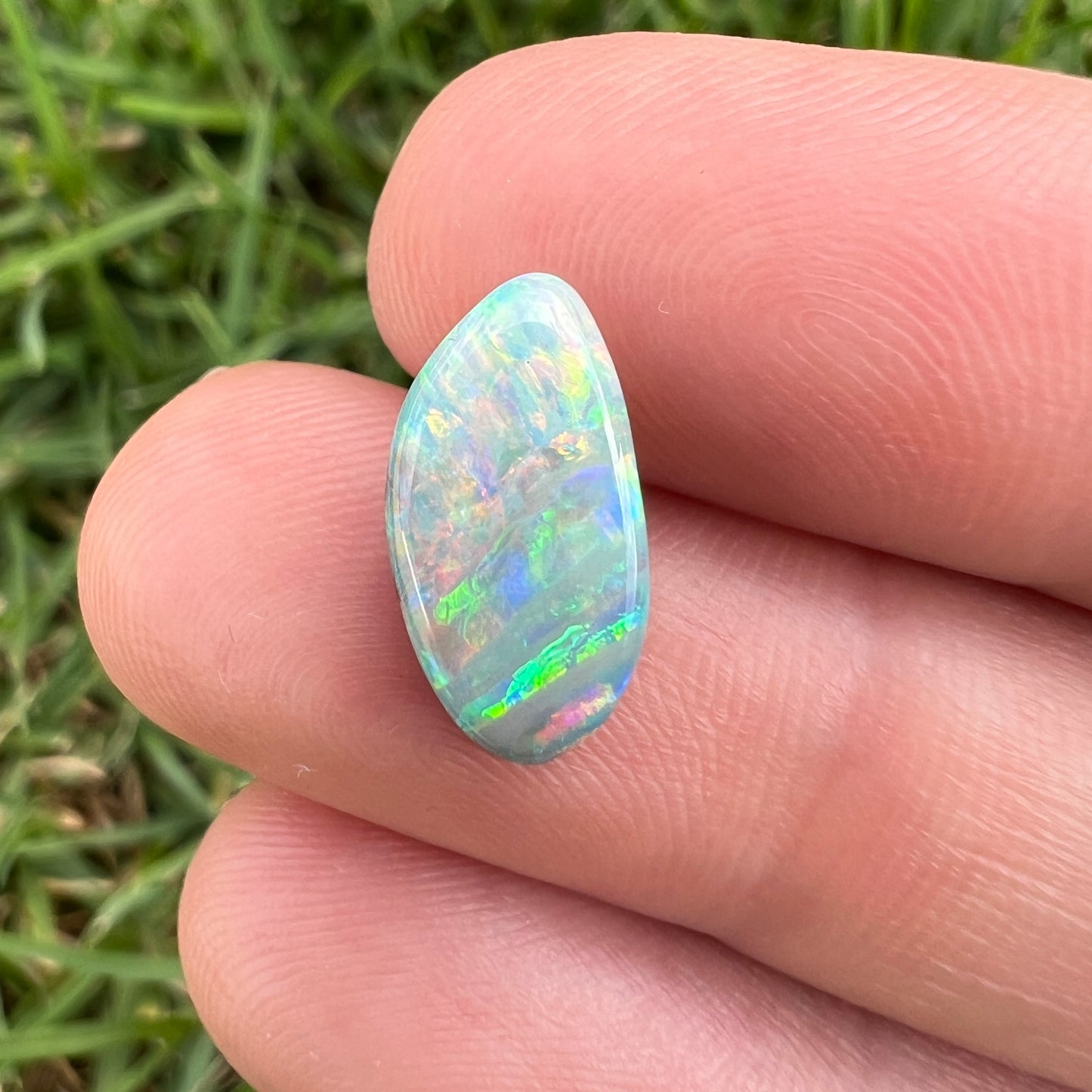 2.13 Ct small rainbow boulder opal