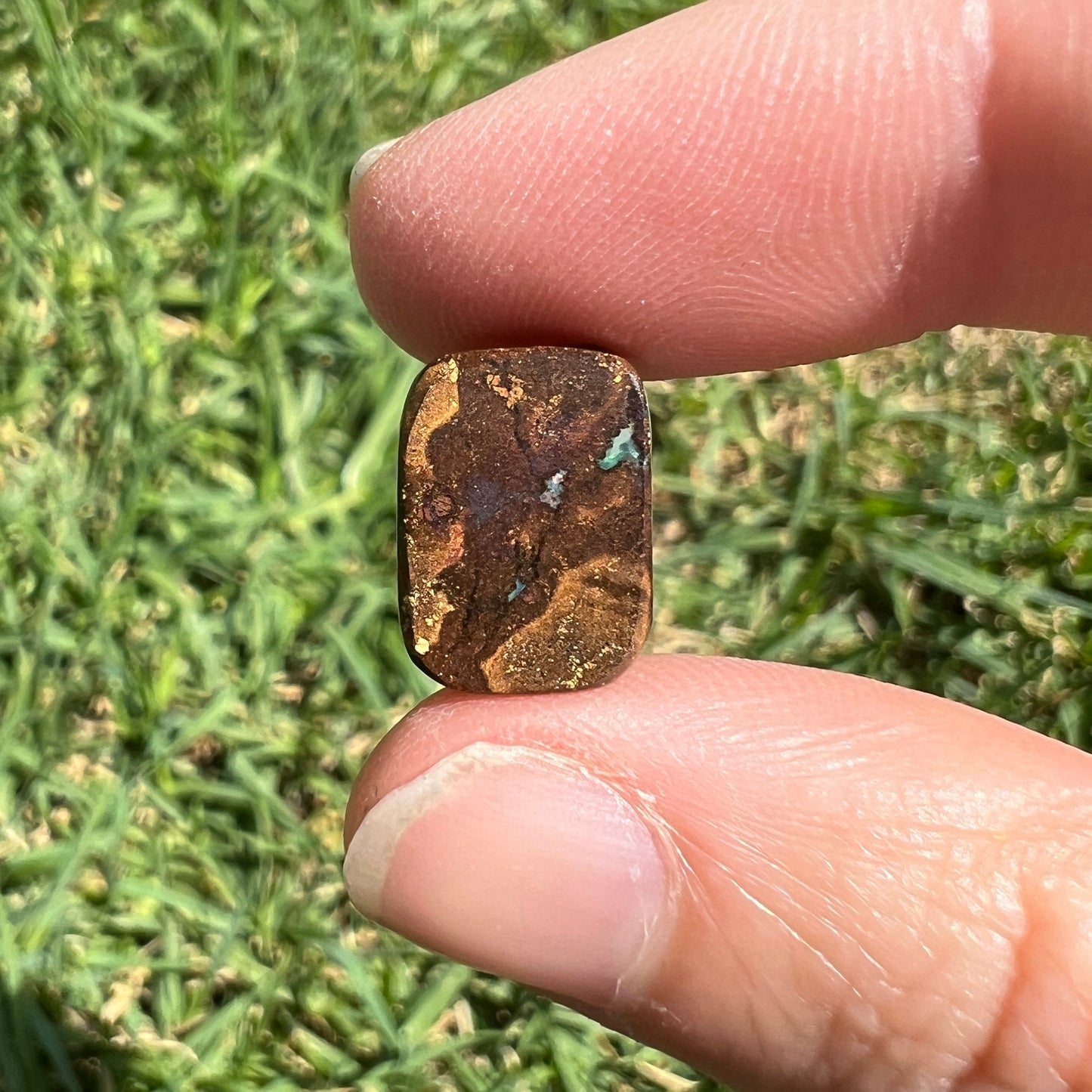 5.43 Ct ocean-tone boulder opal