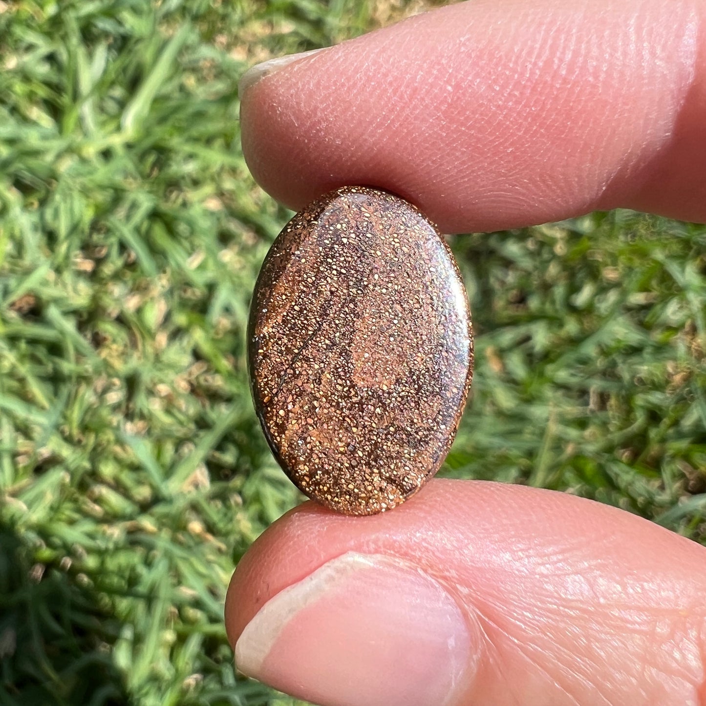 8.01 Ct striped boulder opal