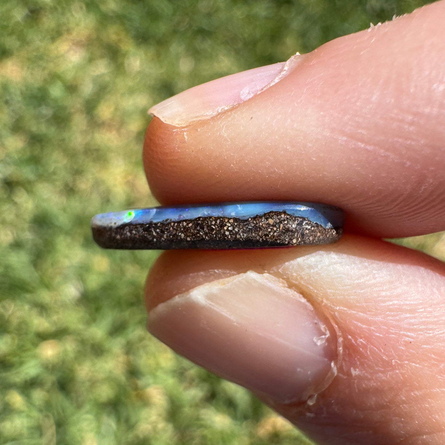 3.30 Ct teardrop boulder opal