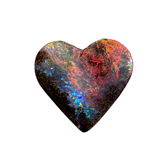 2.25 Ct 'Heart on Fire' boulder opal