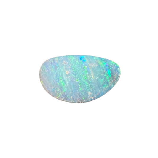 3.89 Ct light pink and green boulder opal