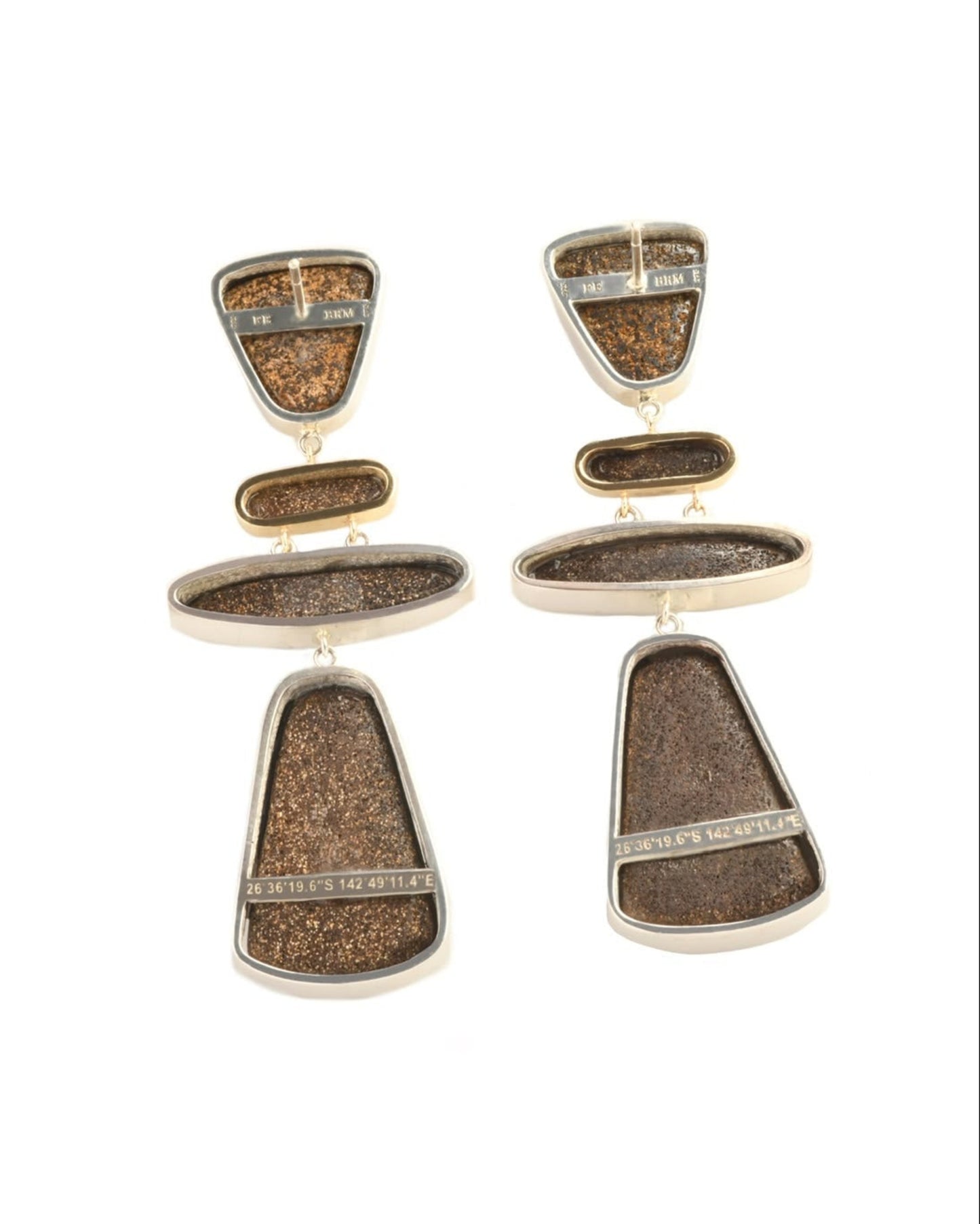 'Sacred Totem' opal earrings