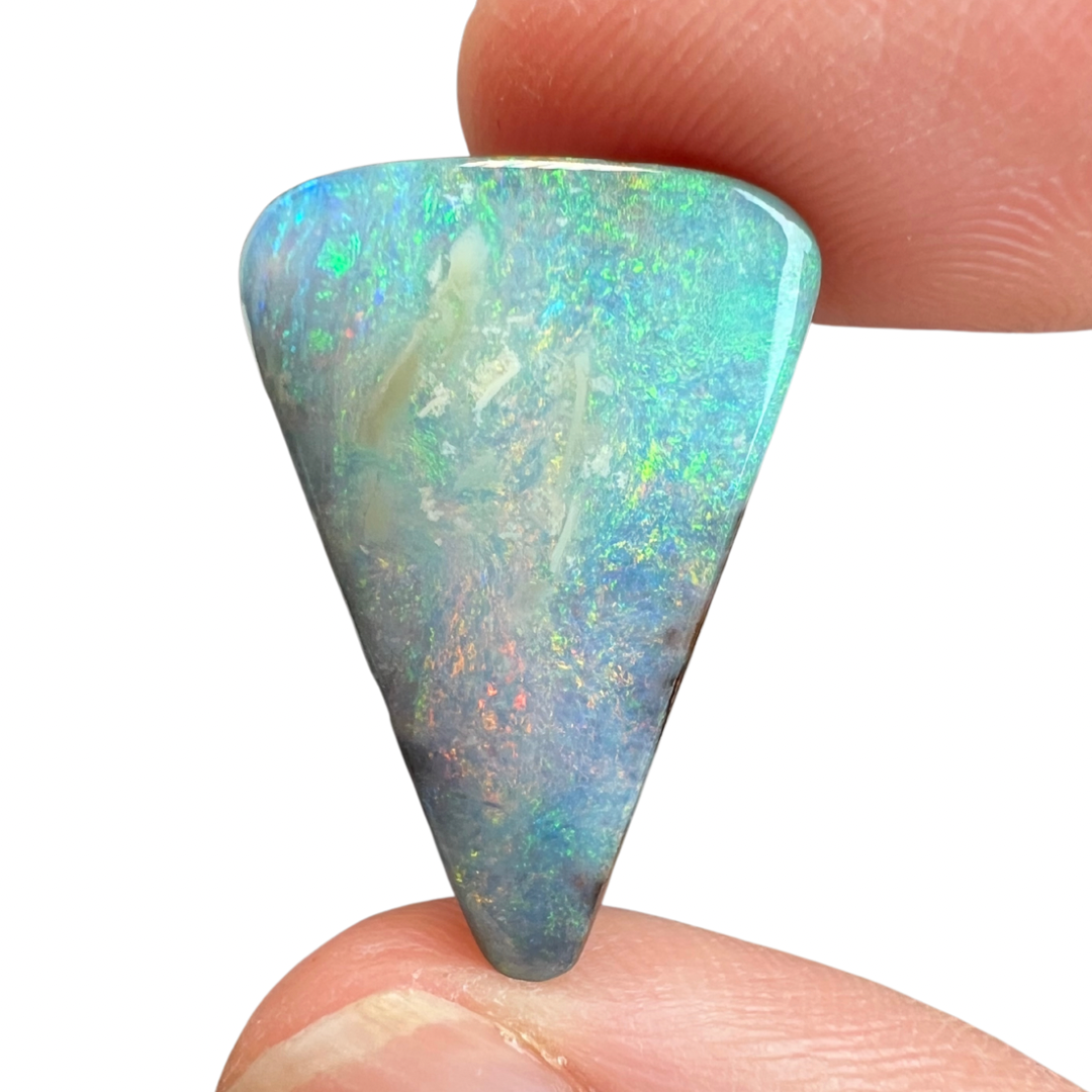 15.60 Ct triangle boulder opal