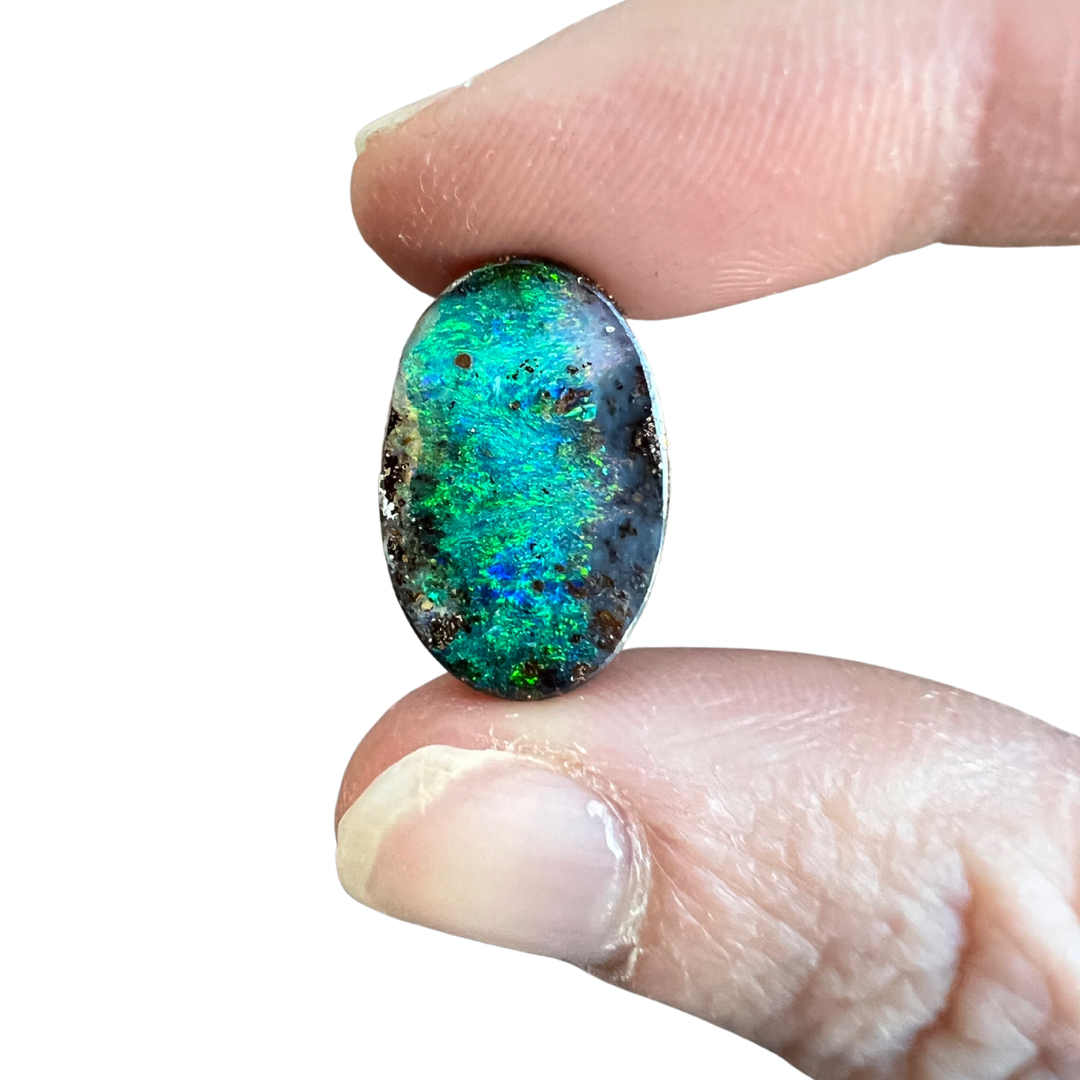 9.31 Ct oval boulder opal