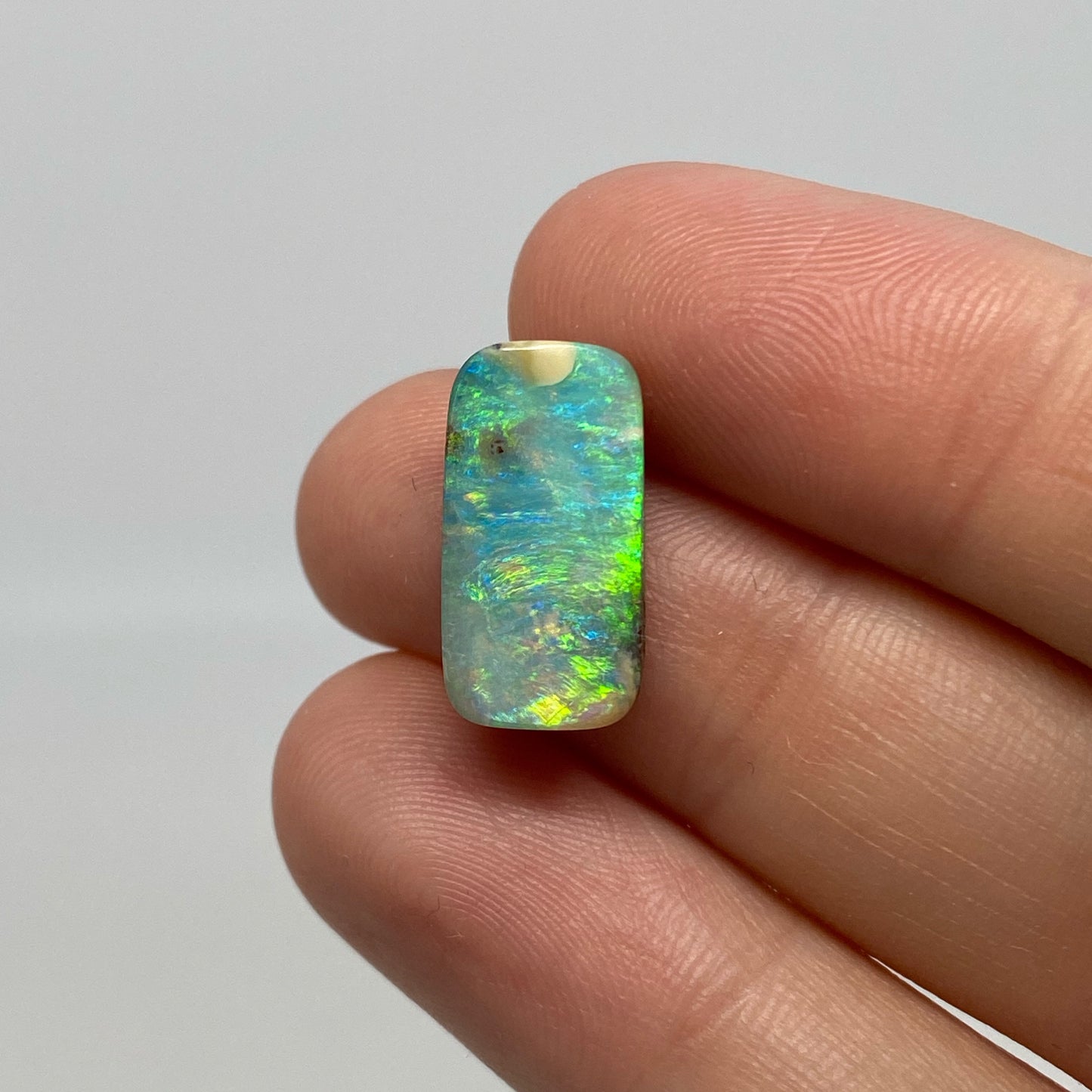 4.95 Ct small rectangle boulder opal