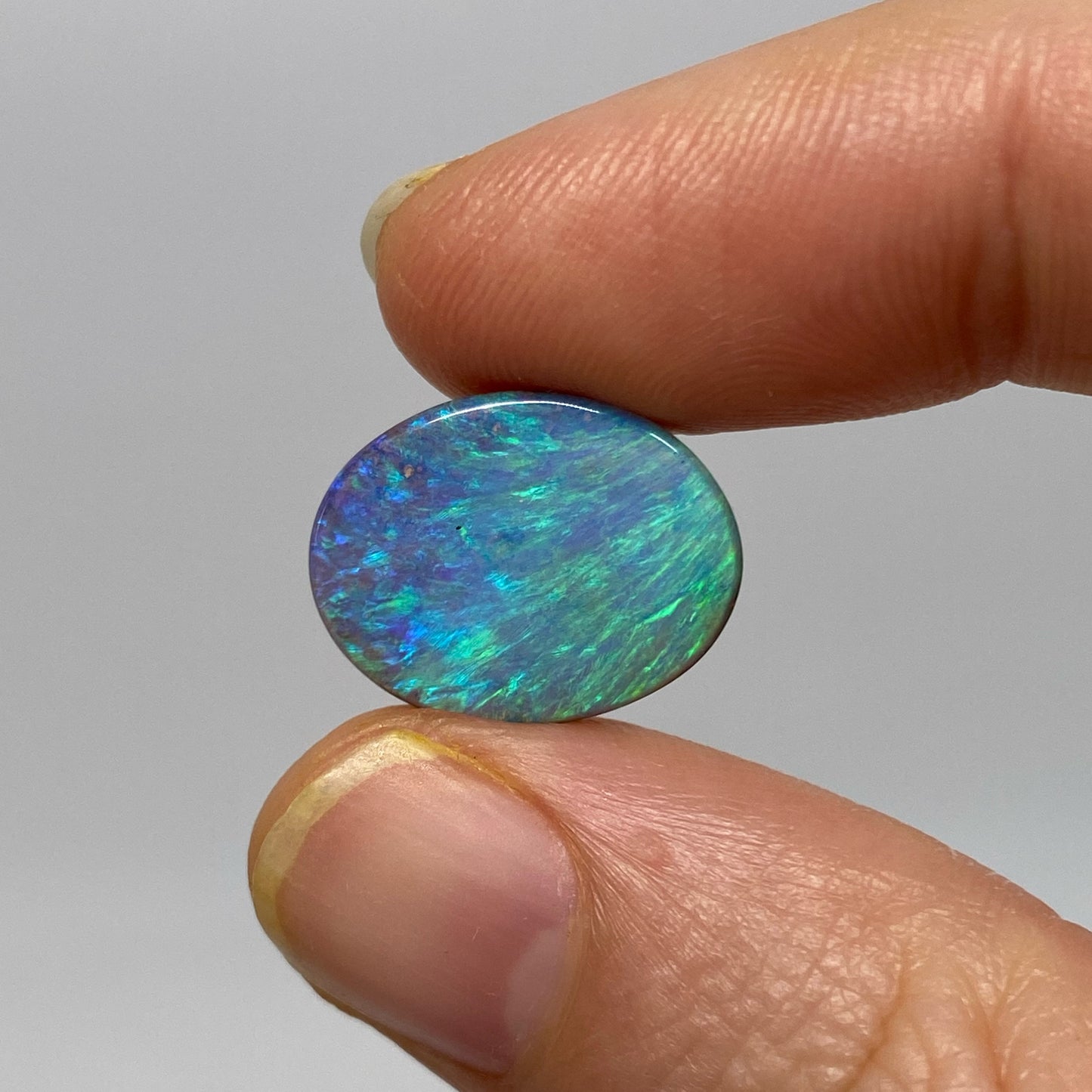 14.02 Ct oval boulder opal pair