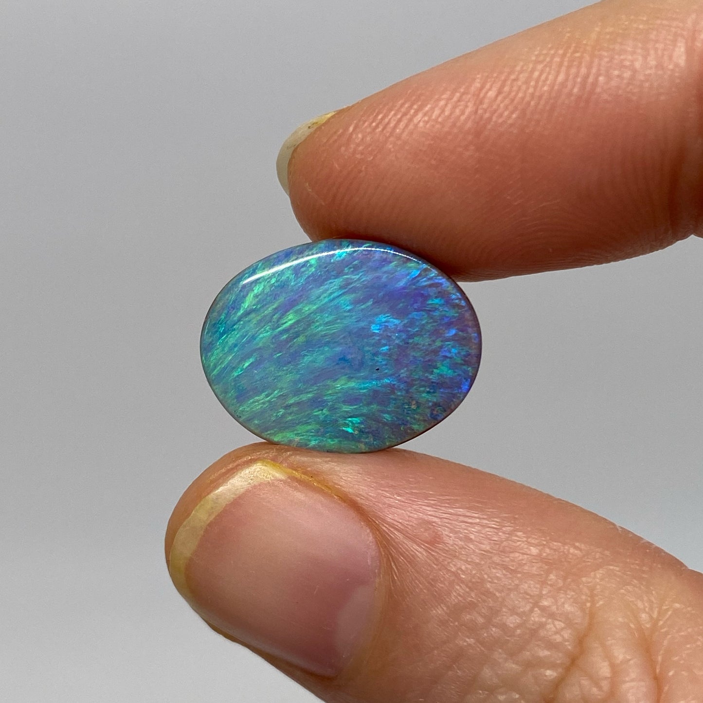 14.02 Ct oval boulder opal pair