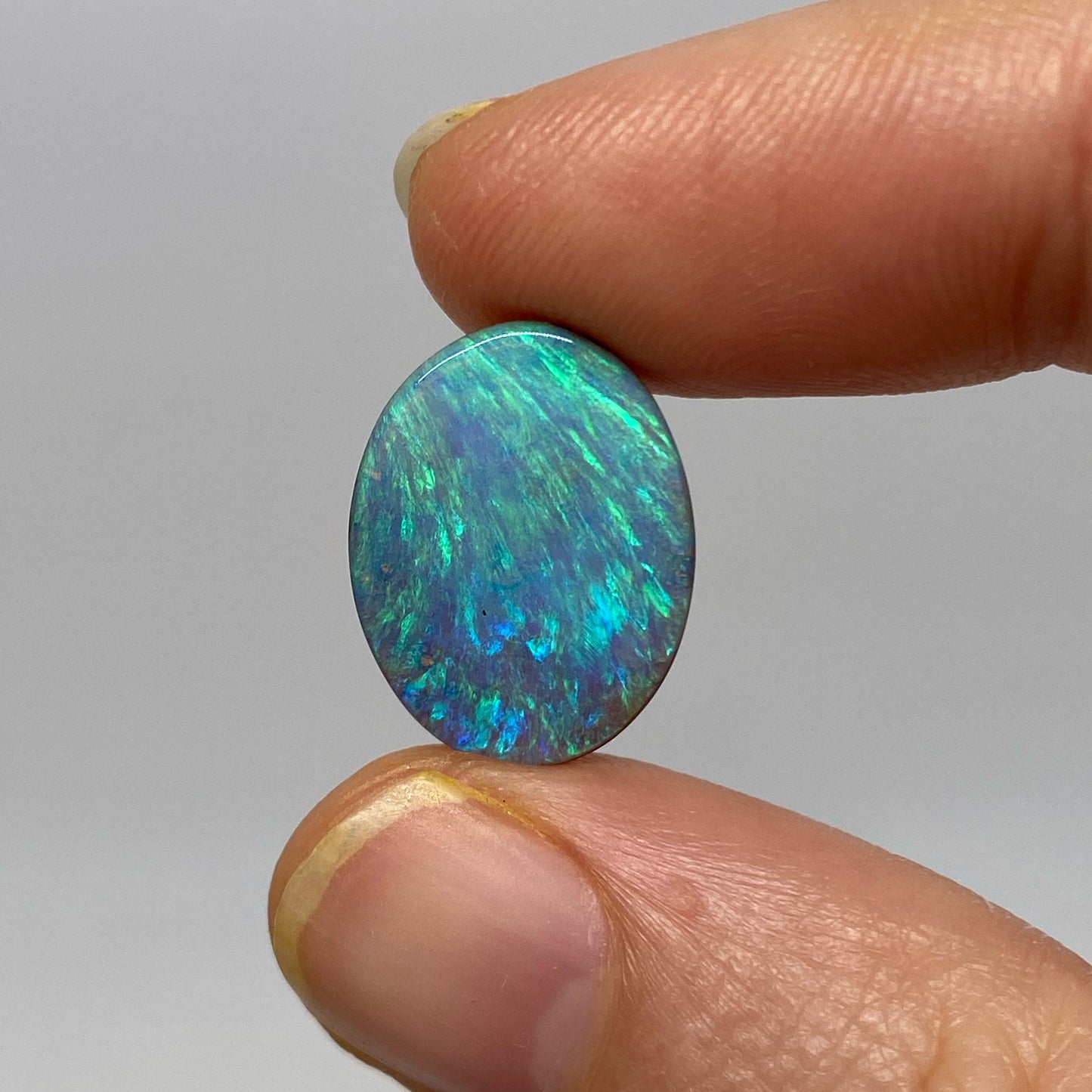 14.02 Ct oval boulder opal pair