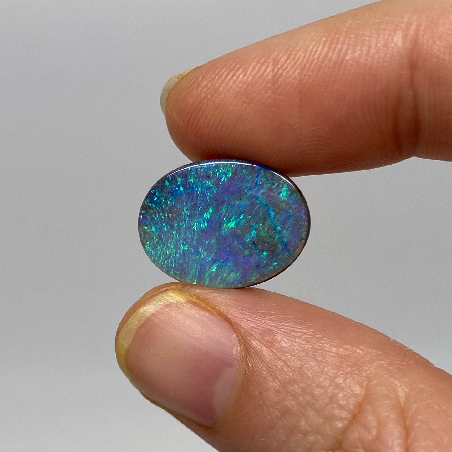 14.02 Ct oval boulder opal pair