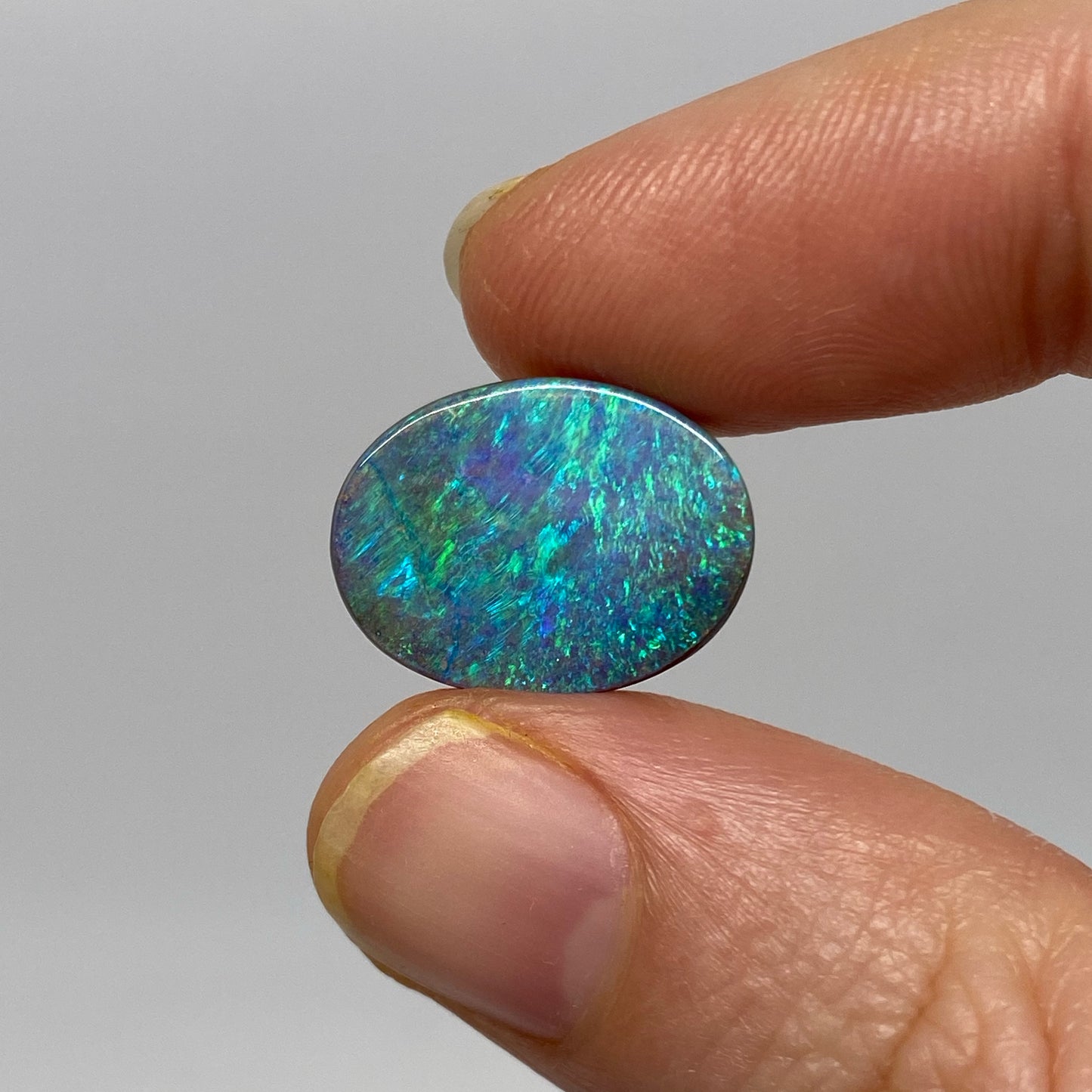 14.02 Ct oval boulder opal pair