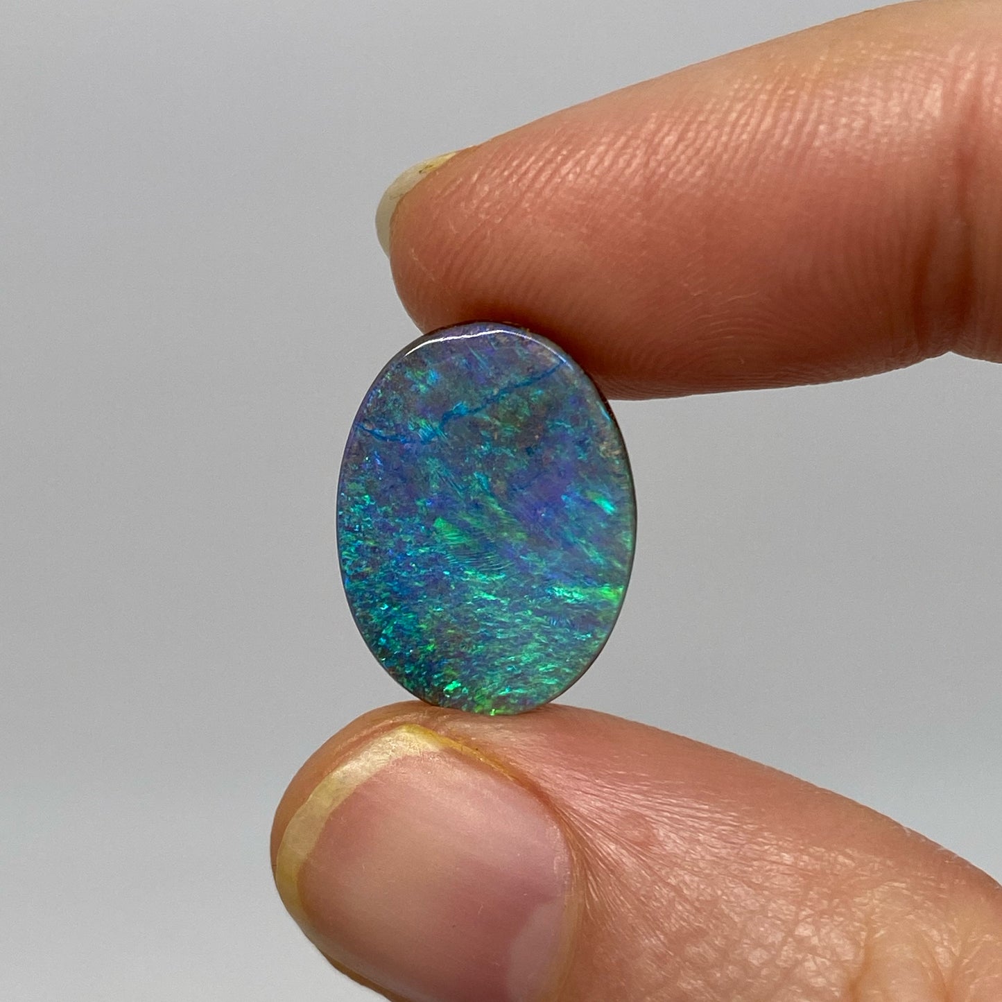 14.02 Ct oval boulder opal pair