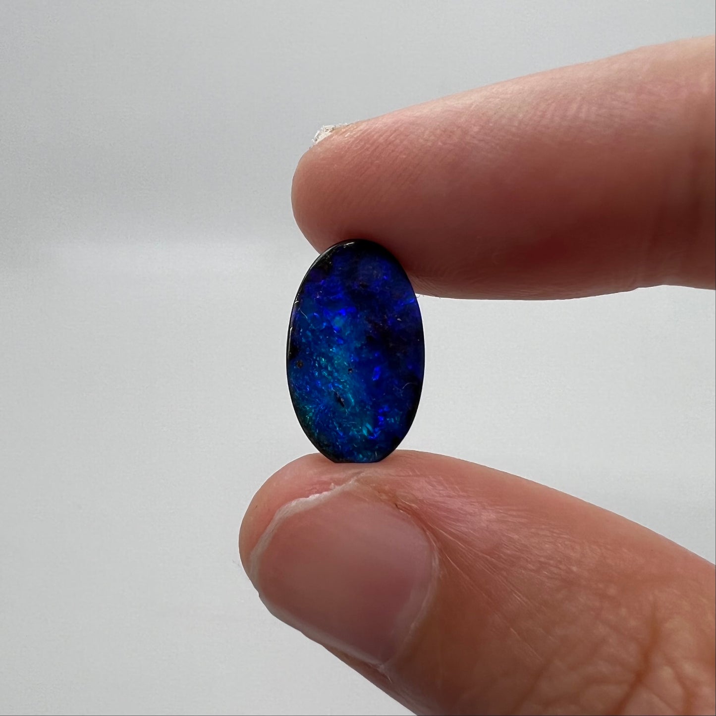 3.91 Ct small oval boulder opal