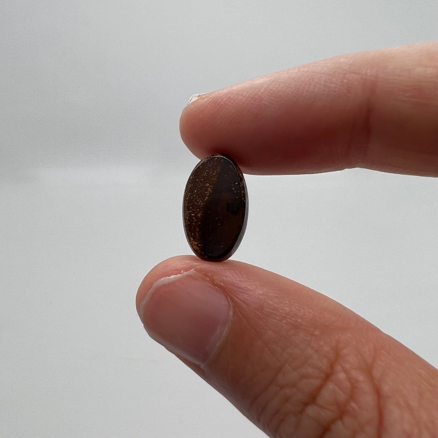 3.91 Ct small oval boulder opal