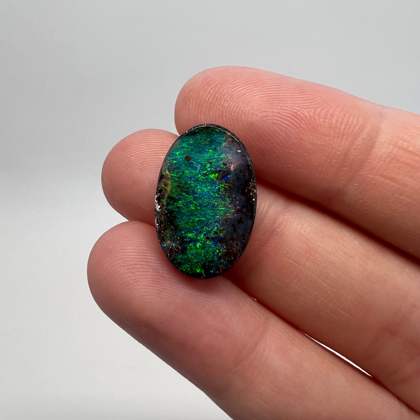 9.31 Ct oval boulder opal