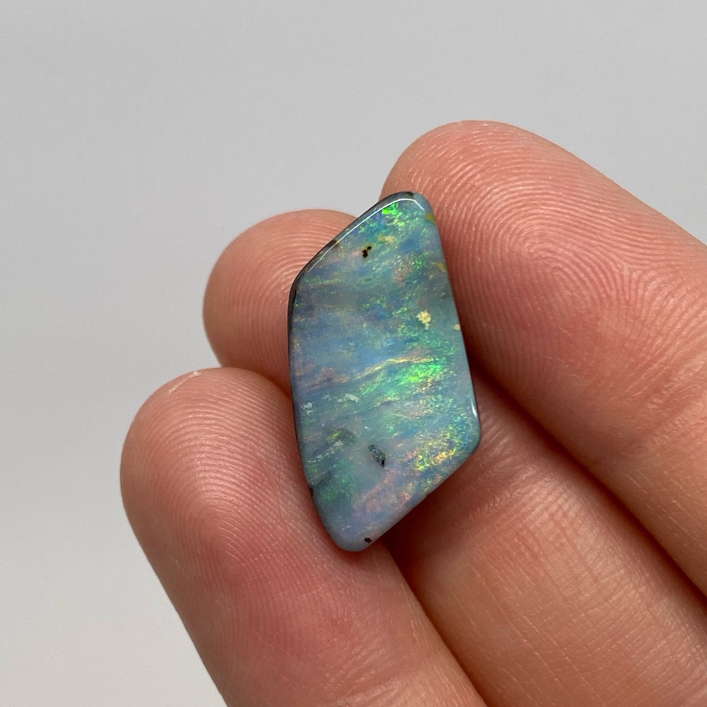 10.32 Ct pink and green boulder opal