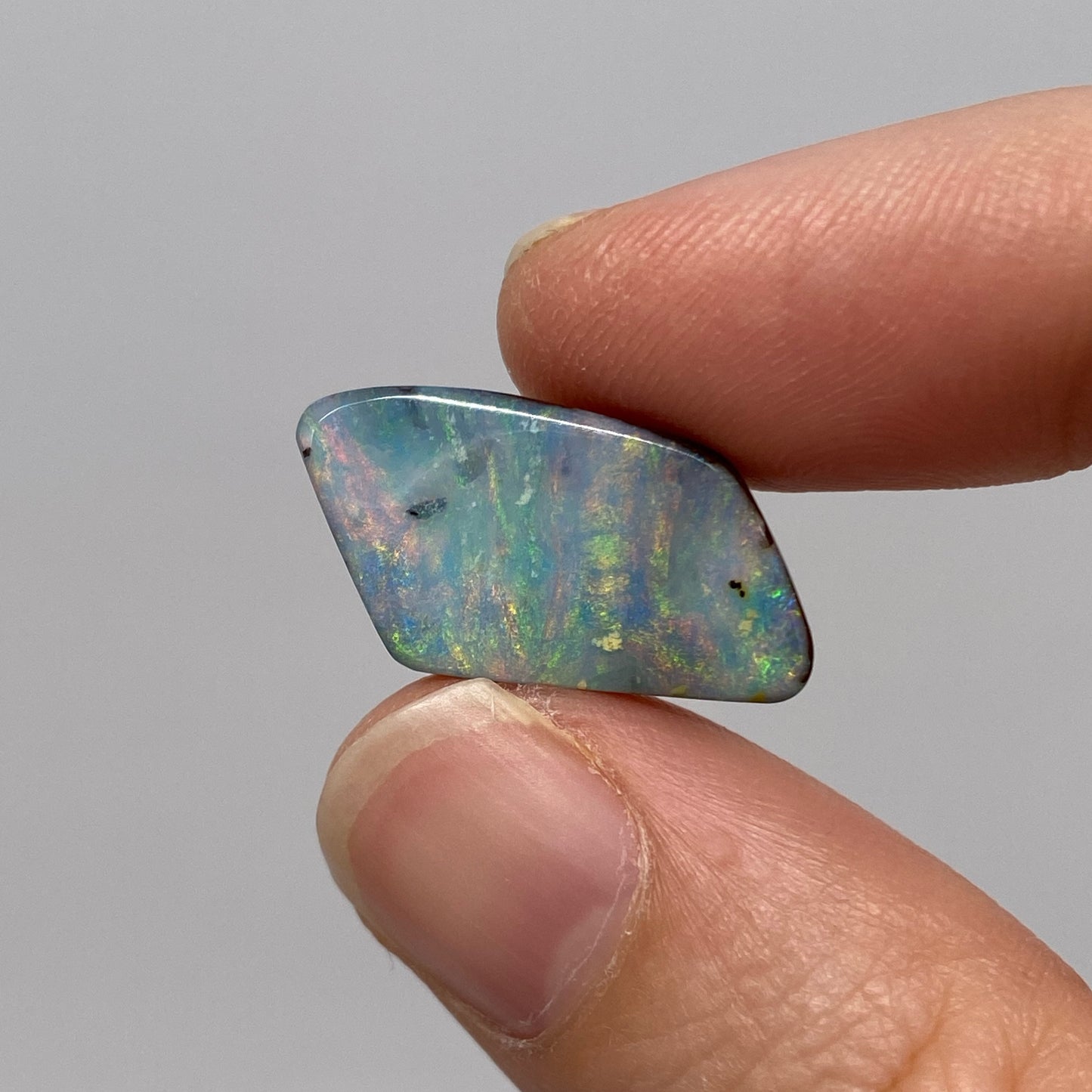 10.32 Ct pink and green boulder opal