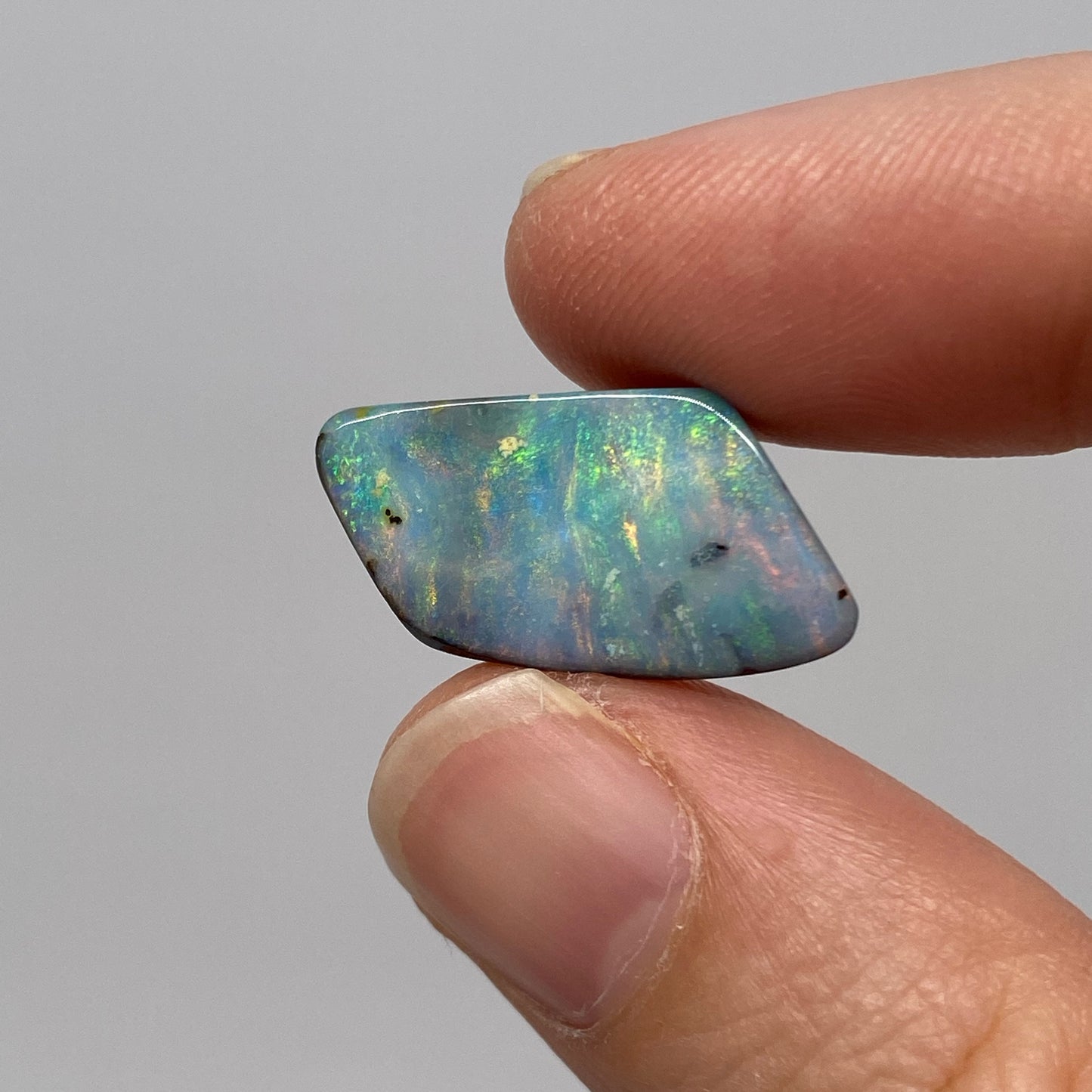 10.32 Ct pink and green boulder opal