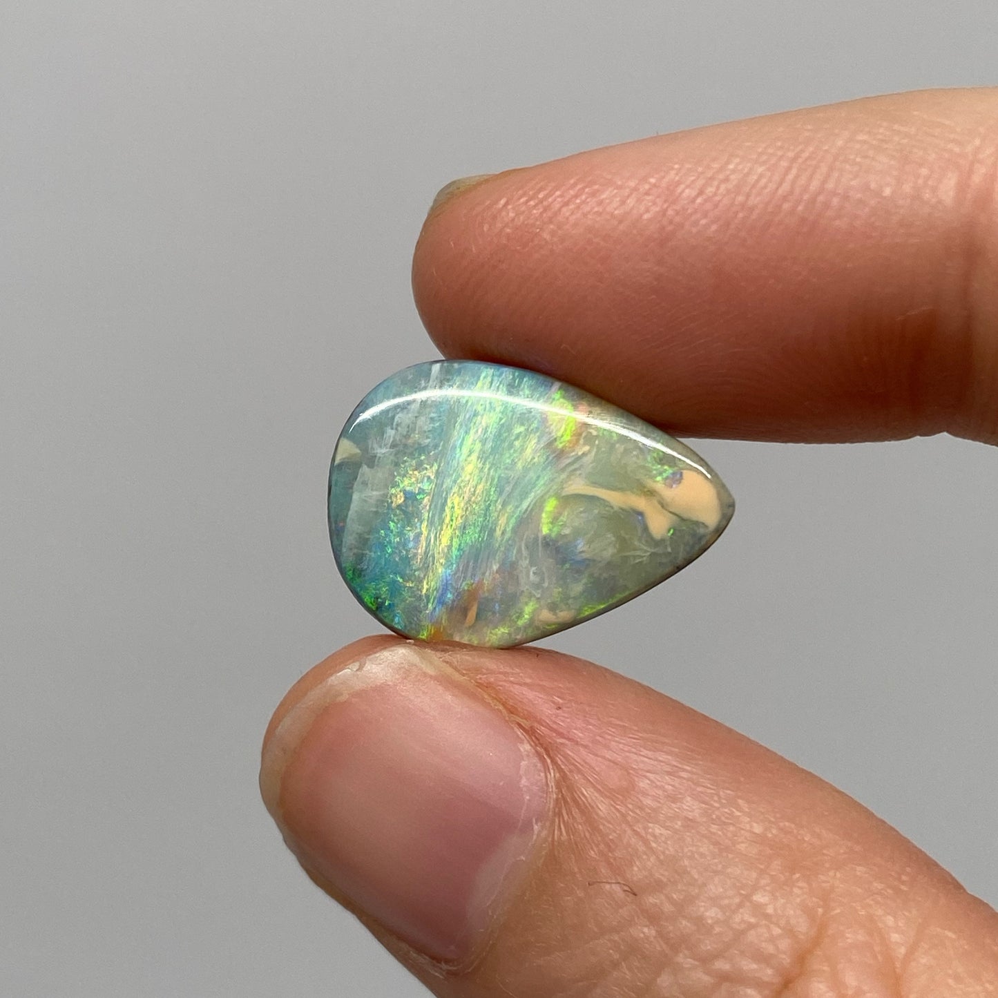 12.14 Ct teardrop boulder opal pair