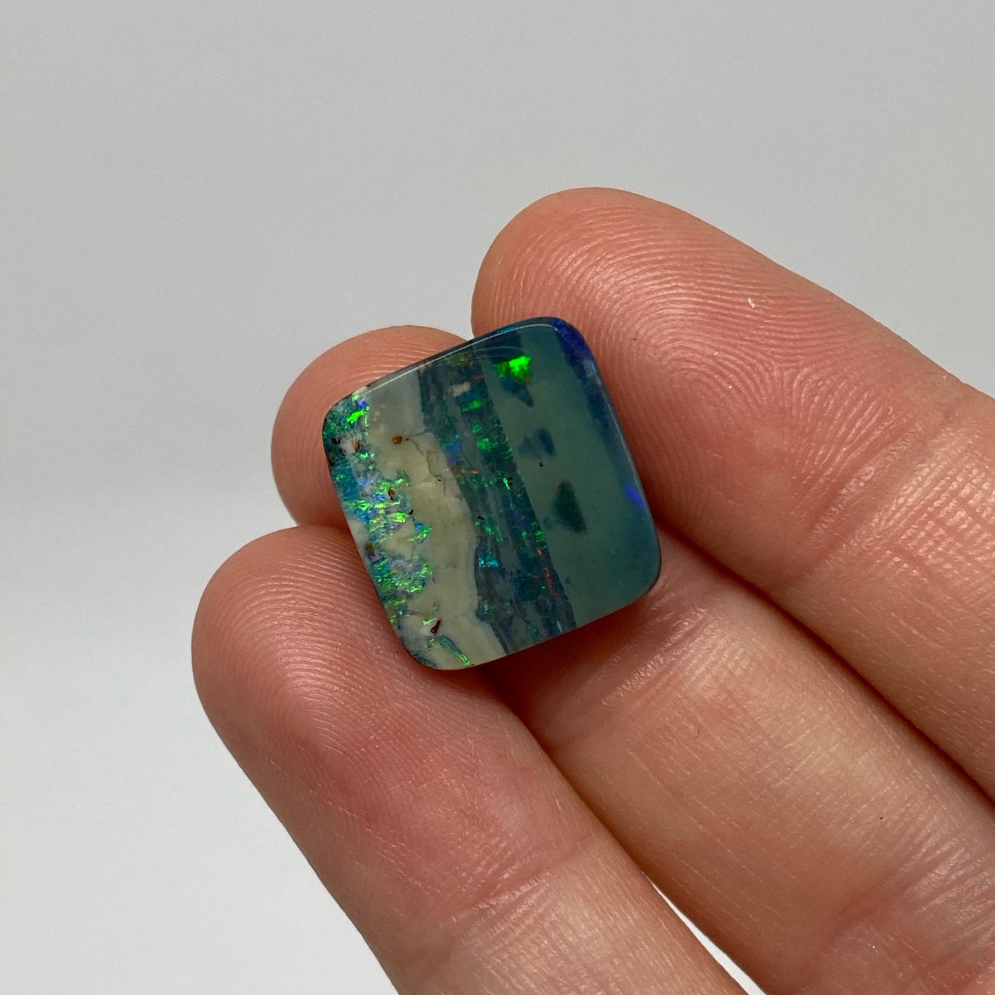 8.10 Ct rectangle boulder opal